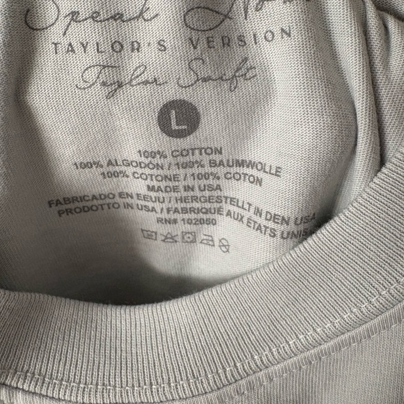 Taylor Swift Speak Now Long Sleeve Shirt. Size Large - Picture 3 of 9